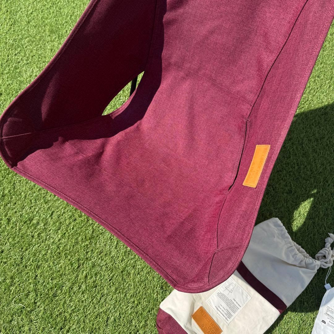 廃盤色 未使用級　ヘリノックス ホームデコ&ビーチ チェアツー バーガンディ