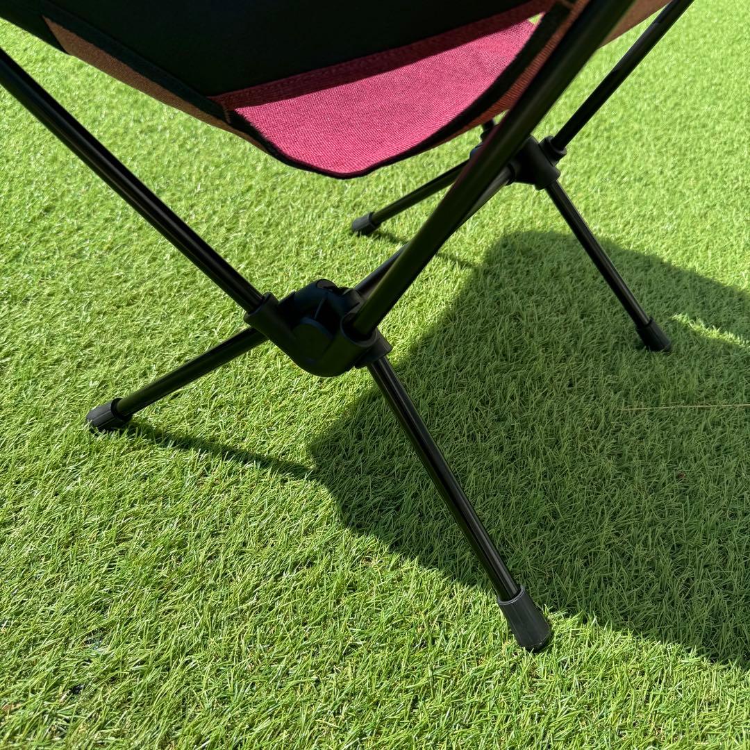 廃盤色 未使用級　ヘリノックス ホームデコ&ビーチ チェアツー バーガンディ