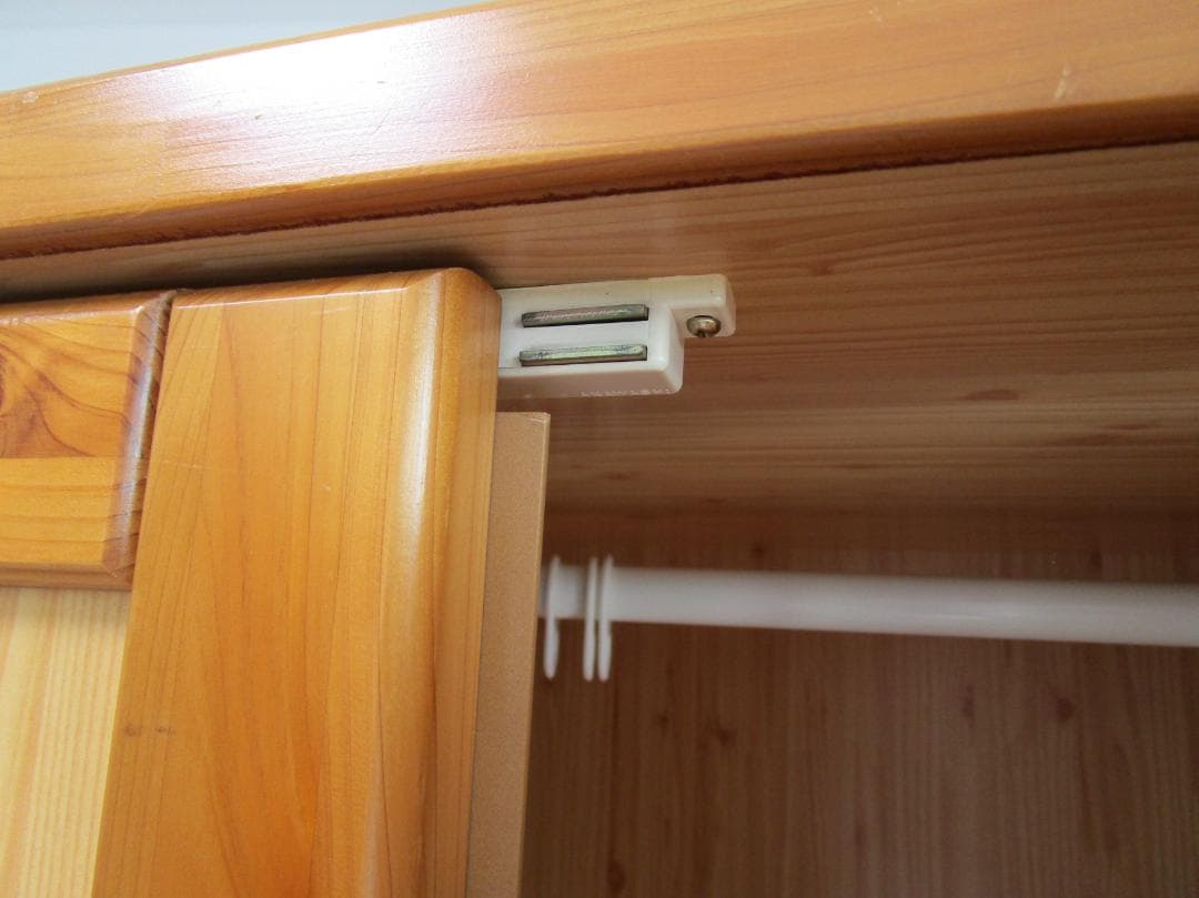 ロッカータンス　クローゼット　洋服タンス　カントリー　木目　レトロ　小型