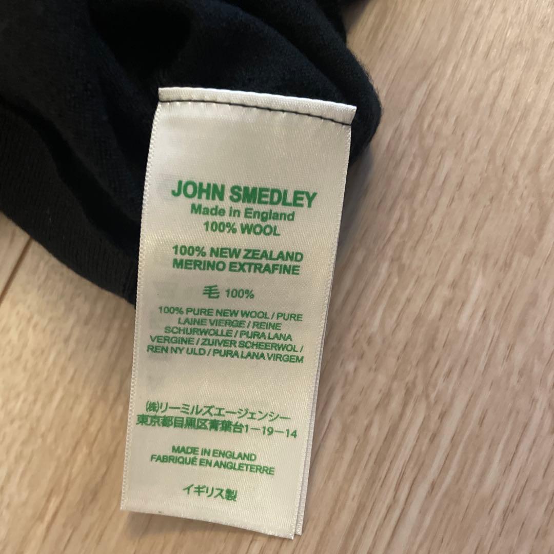 JOHN SMEDLEY RENOLD PULLOVER MED ブラック