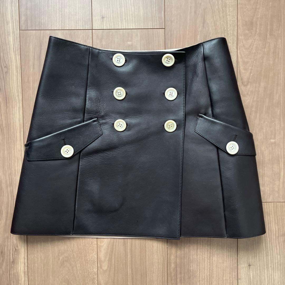 ルイヴィトン　エナメル　ローファー　レザースカート　2点おまとめ