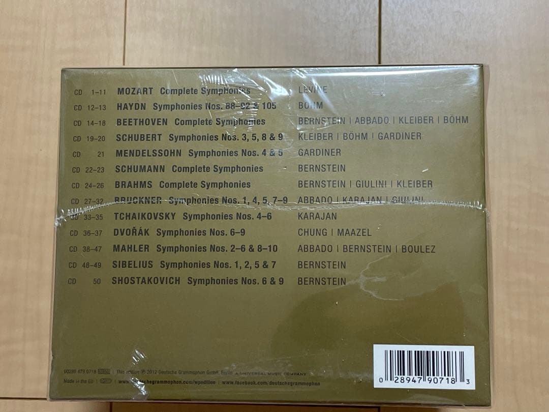 ウィーンフィル・シンフォニーエディション 50CD 新品未開封