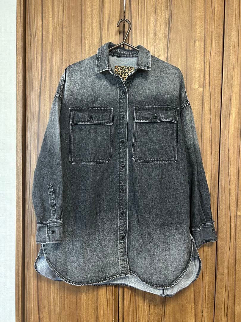 美品★ DENIMシャツワンピース