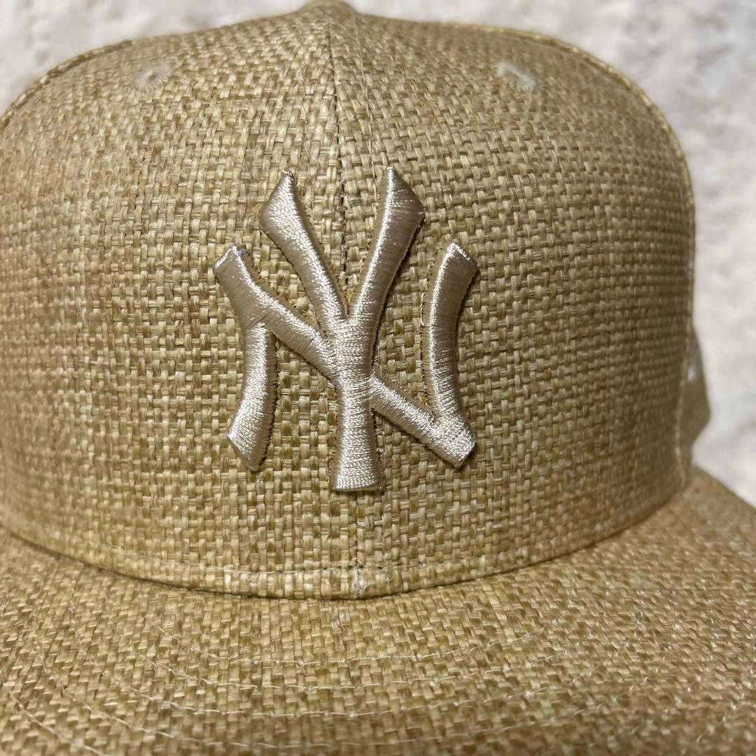 【新品】ニューエラ ✖️ニューヨーク・ヤンキース　ペーパーストロー　キャップ