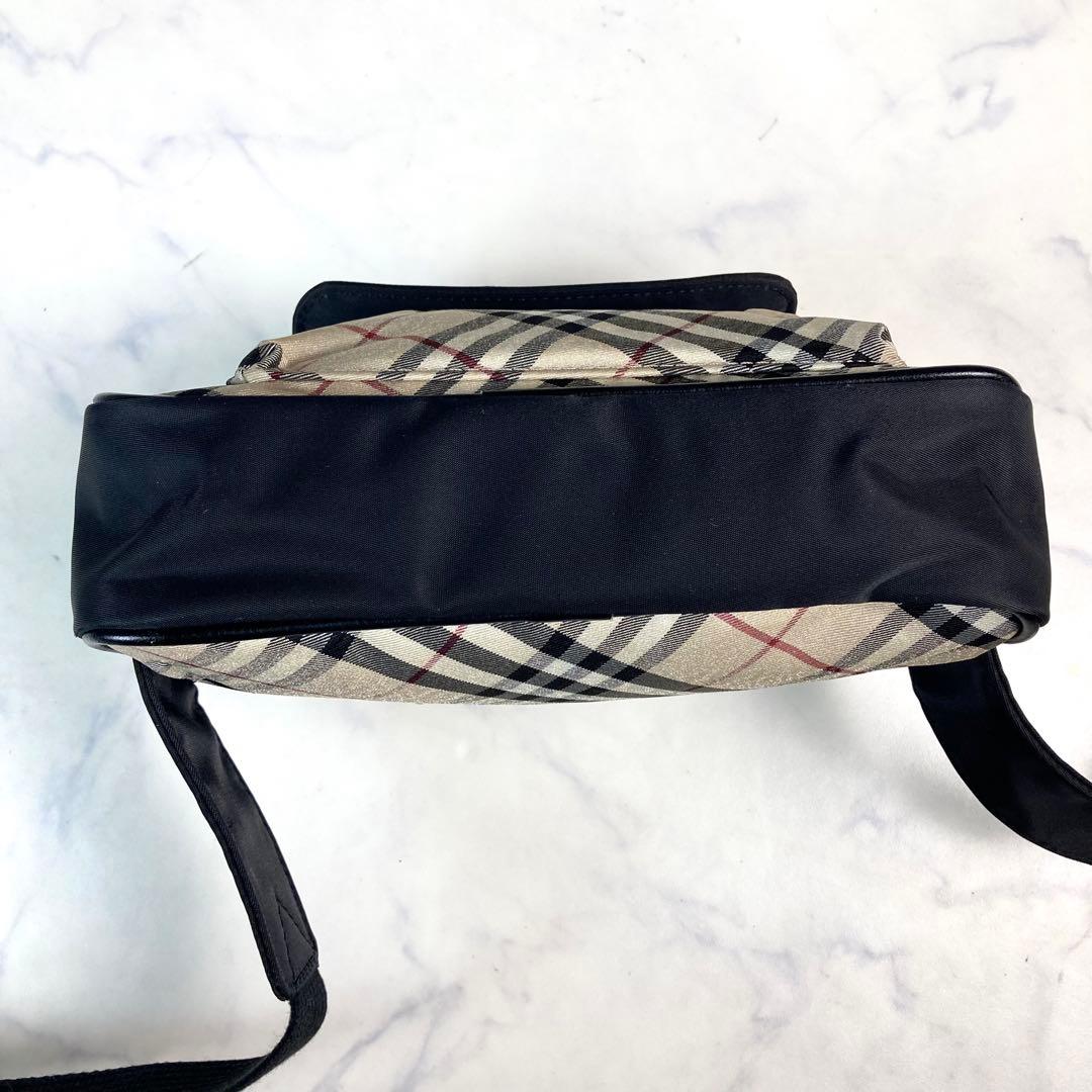 美品　バーバリー　ボディバッグ　ウエストポーチ　ナイロン　ノバチェック