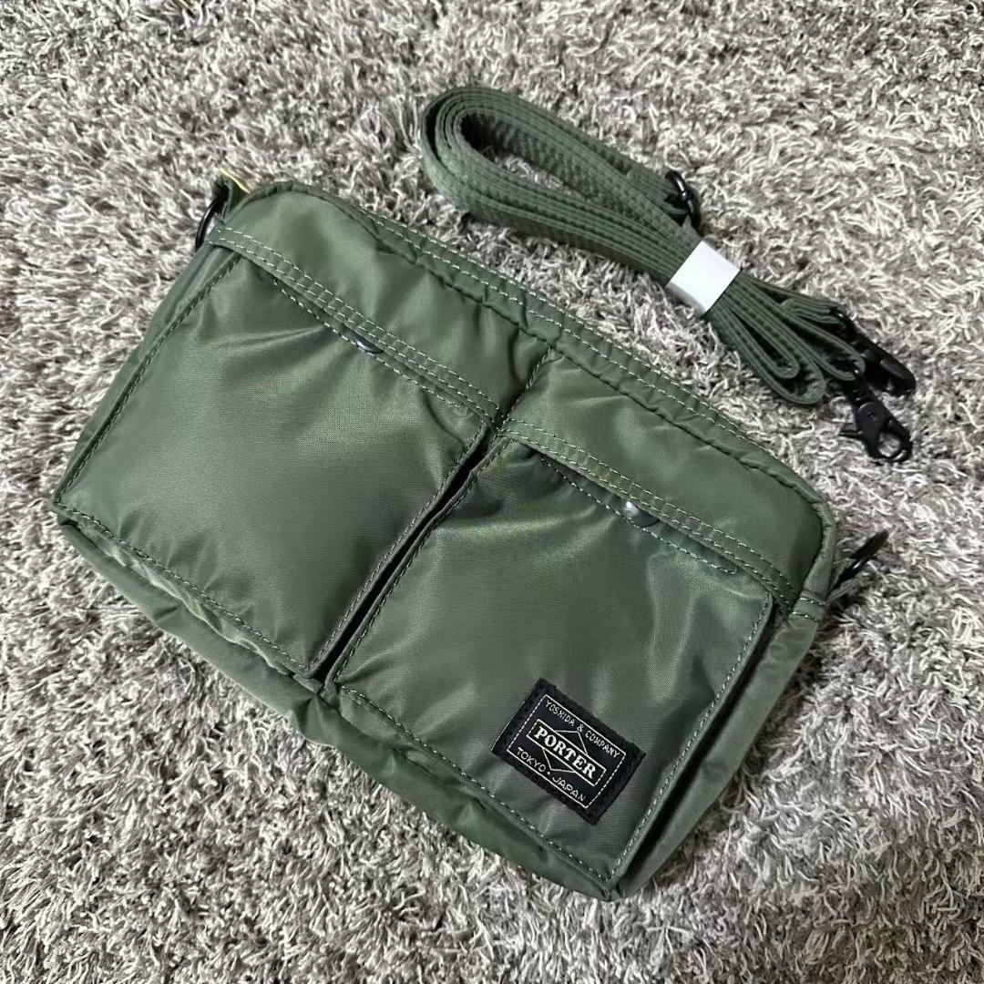 PORTER / TANKER SLING BAG セージグリーン