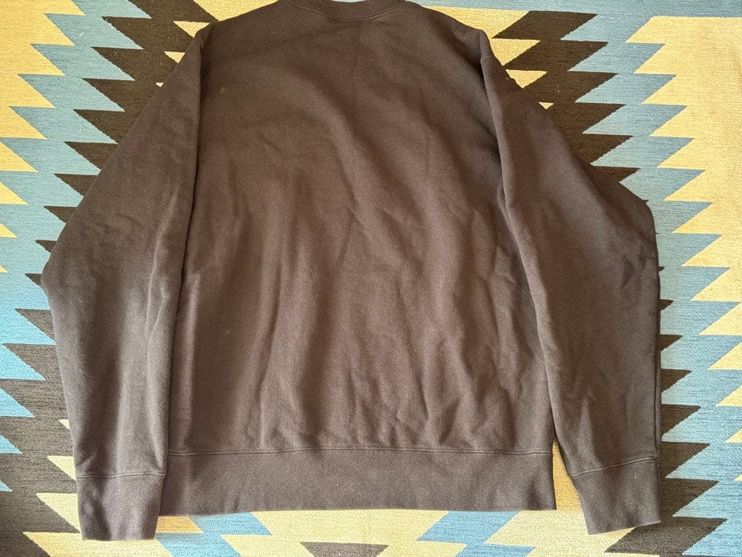 Supreme ブラック クルーネック トレーナー