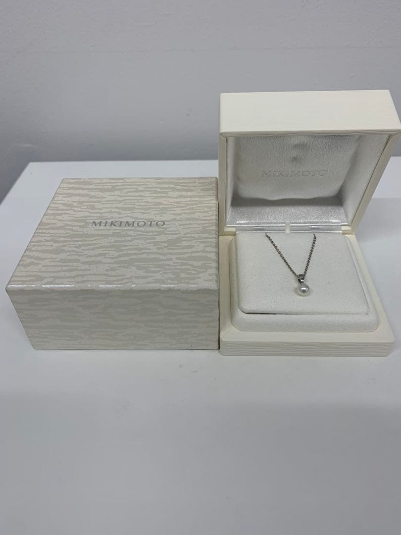 MIKIMOTO 真珠 ペンダントネックレス　約6ミリ