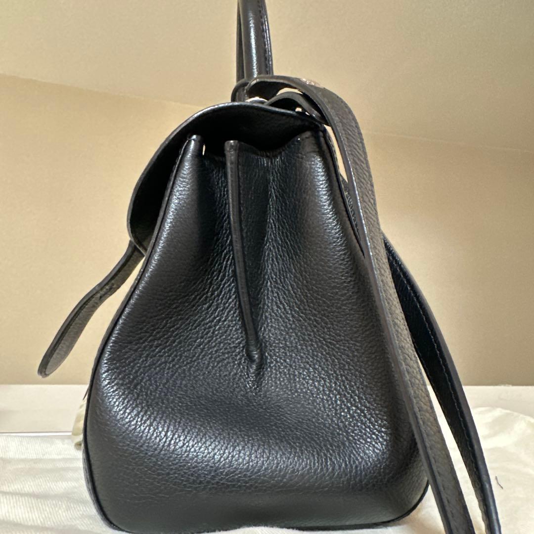 ドゥロワー　delvaux ブリヨン ミニ ブラック　シルバー金具