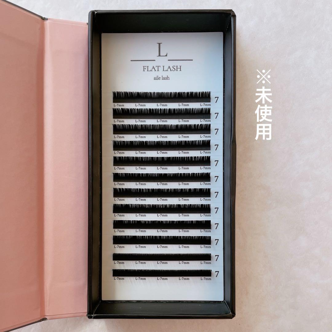 【未使用・Lカール】長さ6〜12mm/ディープフラットラッシュ/ブラック