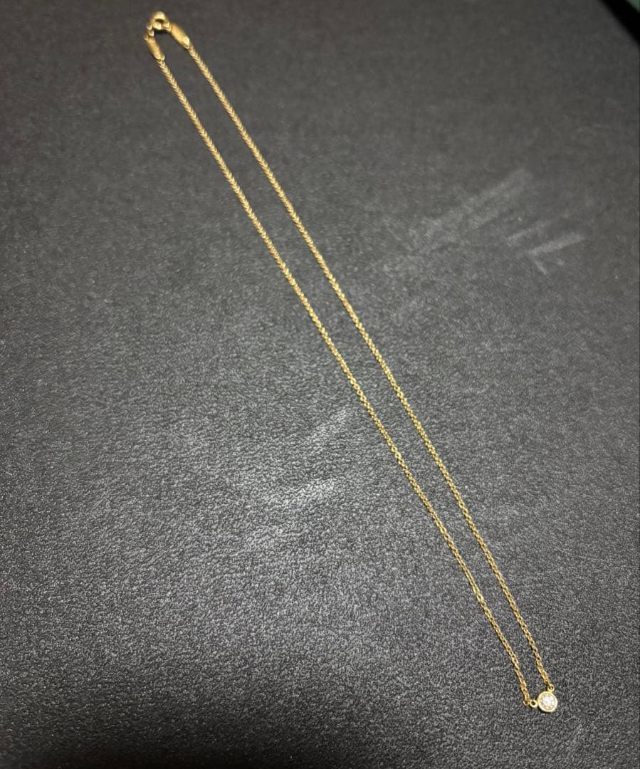 ダイヤモンド バイザヤード　750 ネックレス　一粒ダイヤ　⚠️本日限定お値引き