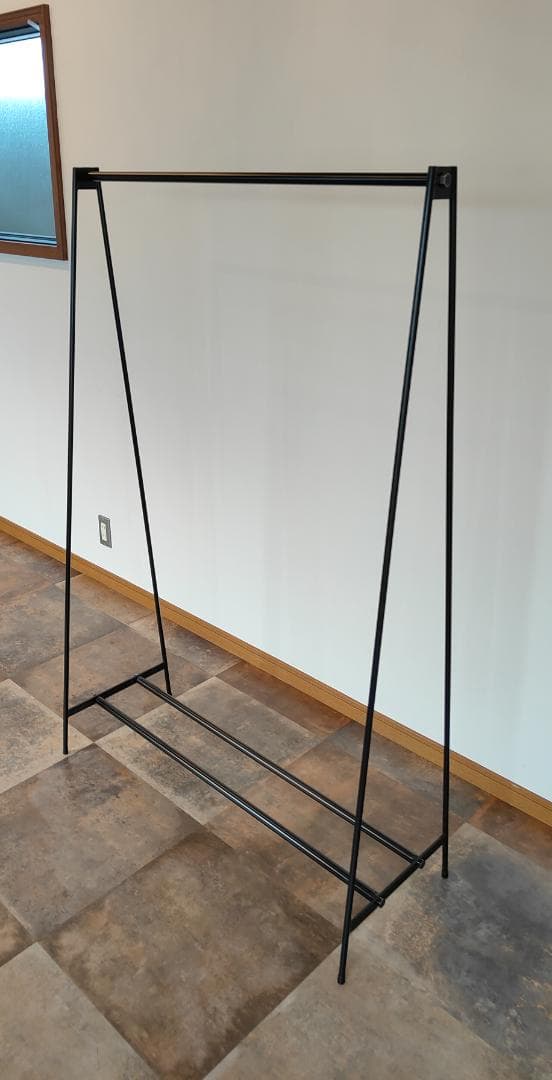 アイアン ハンガーラック 下段２本 店舗什器 分解 スチール 展示 棚 仕入れ