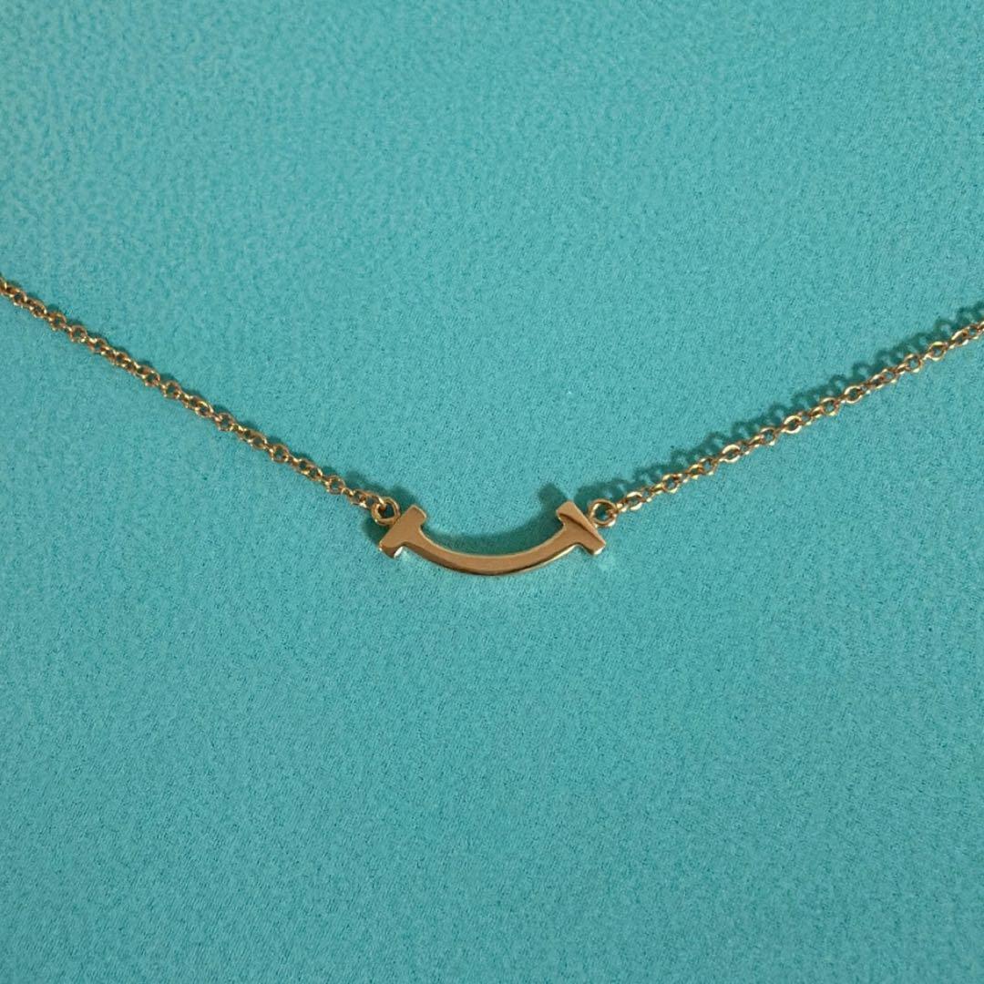 ティファニー TIFFANY&Co. Tスマイル ミニ ローズゴールド K18