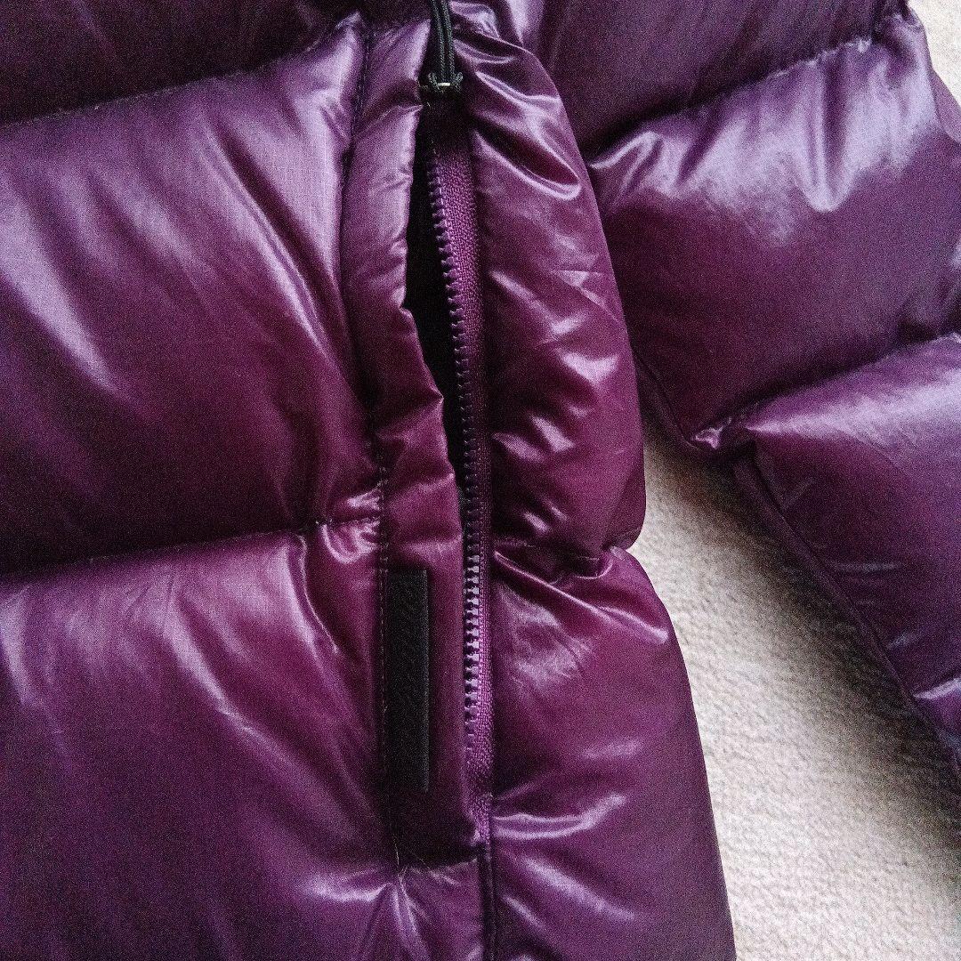 【専用品】コロンビア　フード付きダウンジャケット紫　サイズS