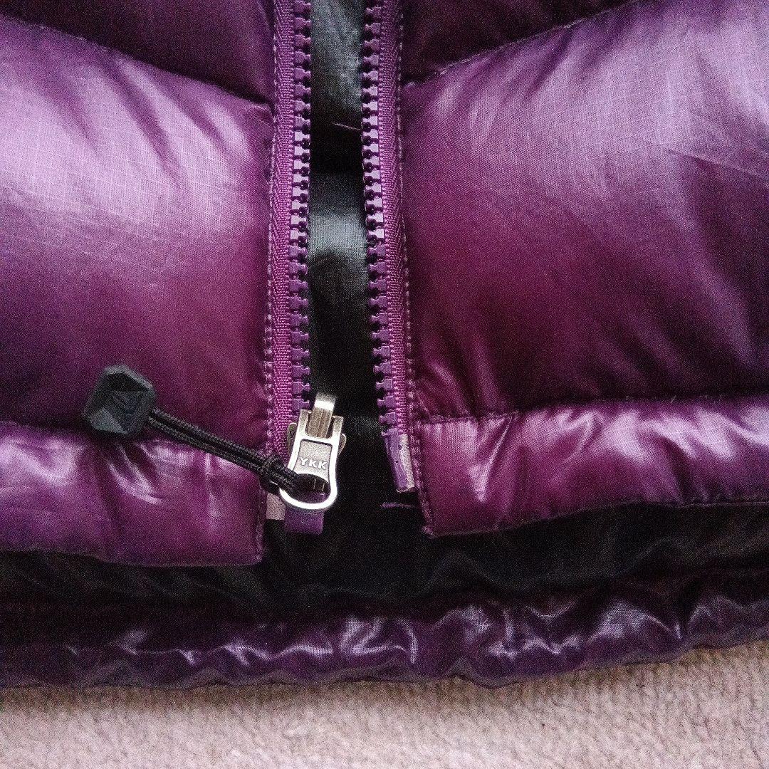 【専用品】コロンビア　フード付きダウンジャケット紫　サイズS