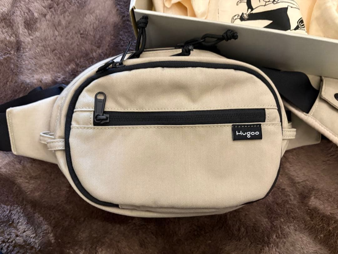 Hugoo ハグークッション付きヒップシート ベージュ