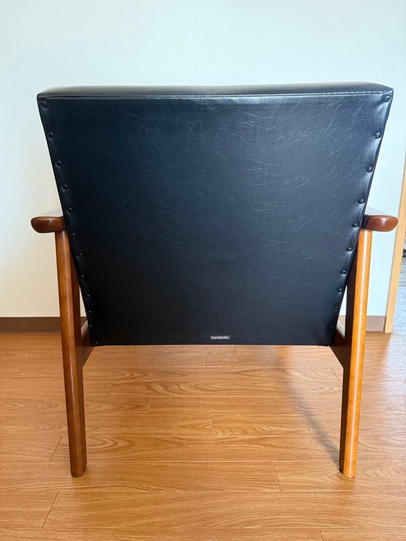 【okame】karimoku 60 Kチェア 1シーター ブラック ①