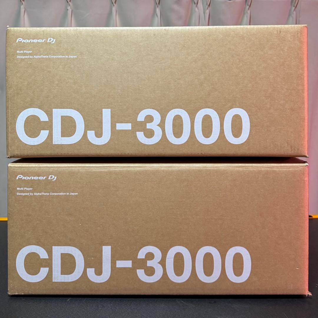 Pioneer DJ(パイオニア)CDJ-3000メディアプレーヤー (2台)