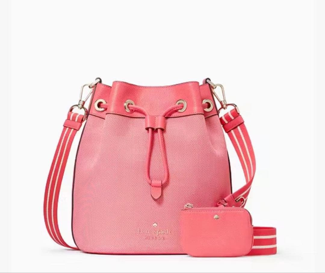 kate spade ロージーキャンバスバケットバッグ ピンク　瑠衣様専