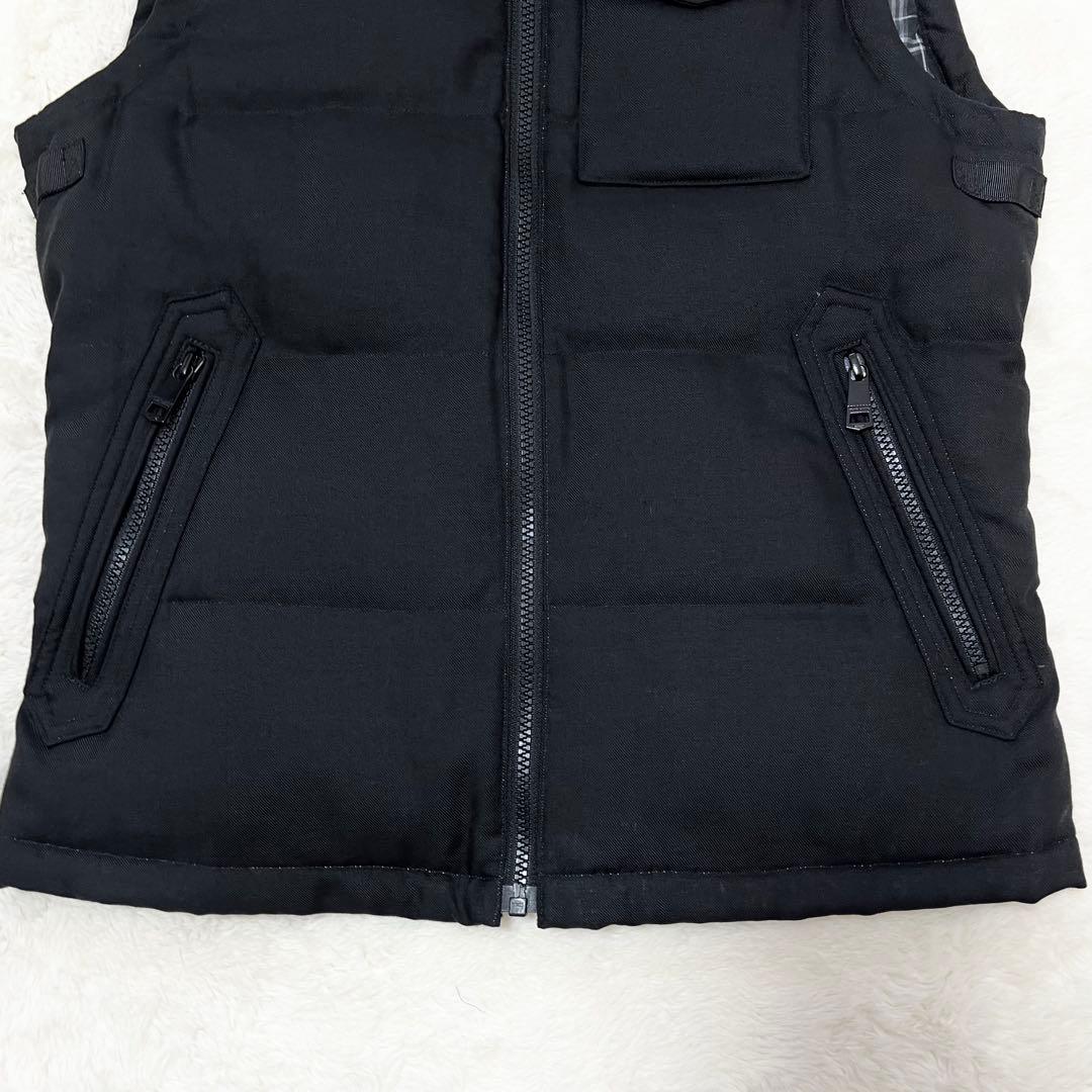 【入手困難】バーバリー ブラックレーベル✨️ホワイトグースダウン　ダウンベスト　黒