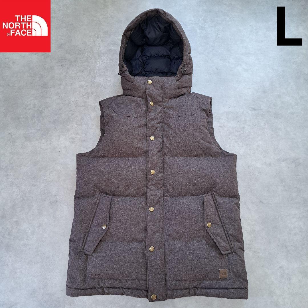 【大人気】ノースフェイス ダウンベスト メンズL