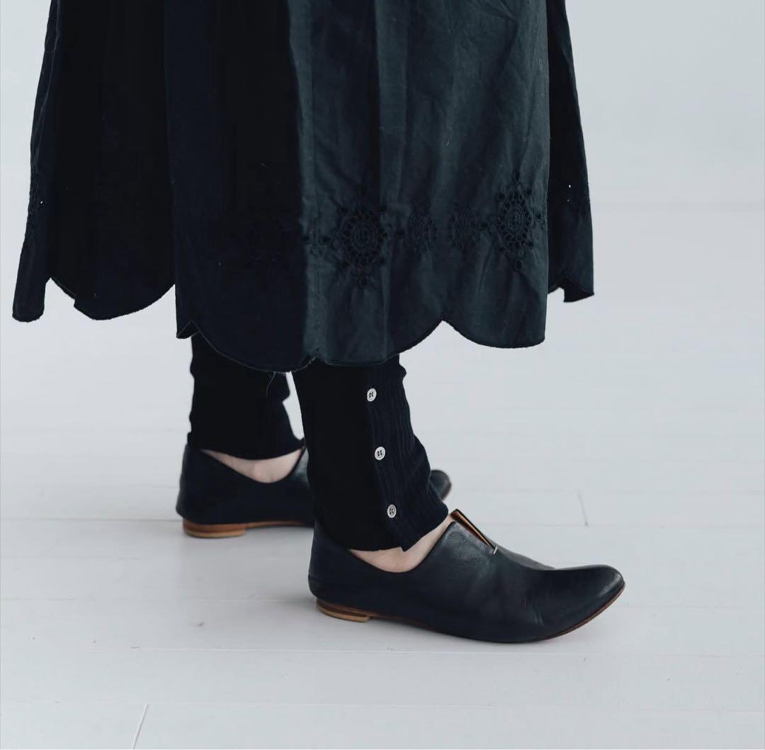 Gauze# ヴィンテージリブジョッパーズパンツ　2025AW 試着のみ　黒