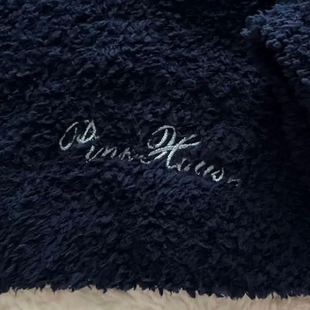 美品 希少✨ピンクハウス ロゴ刺繍入り モコモコ ジップアップ パーカー リボン