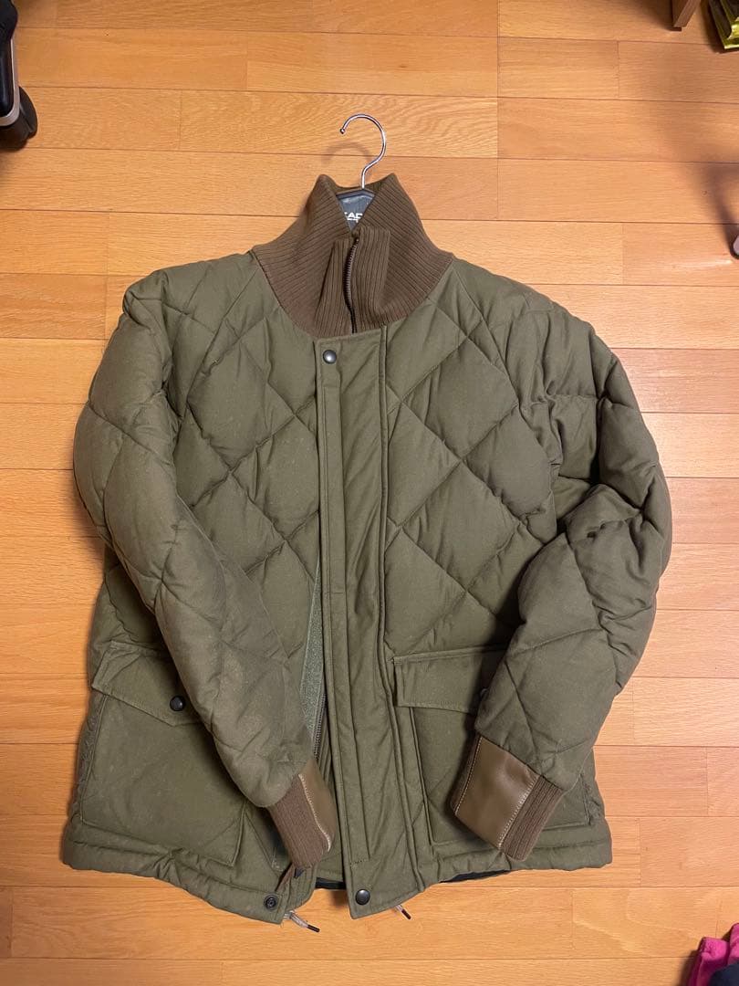 【激レア】Racing Down Jacket Sサイズ オリーブ色