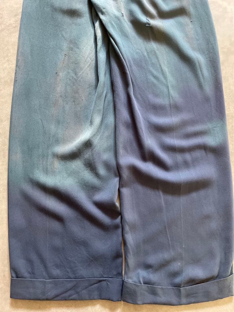 や*こ様 鬼フェード 50s レーヨンギャバスラックス ロカビリー