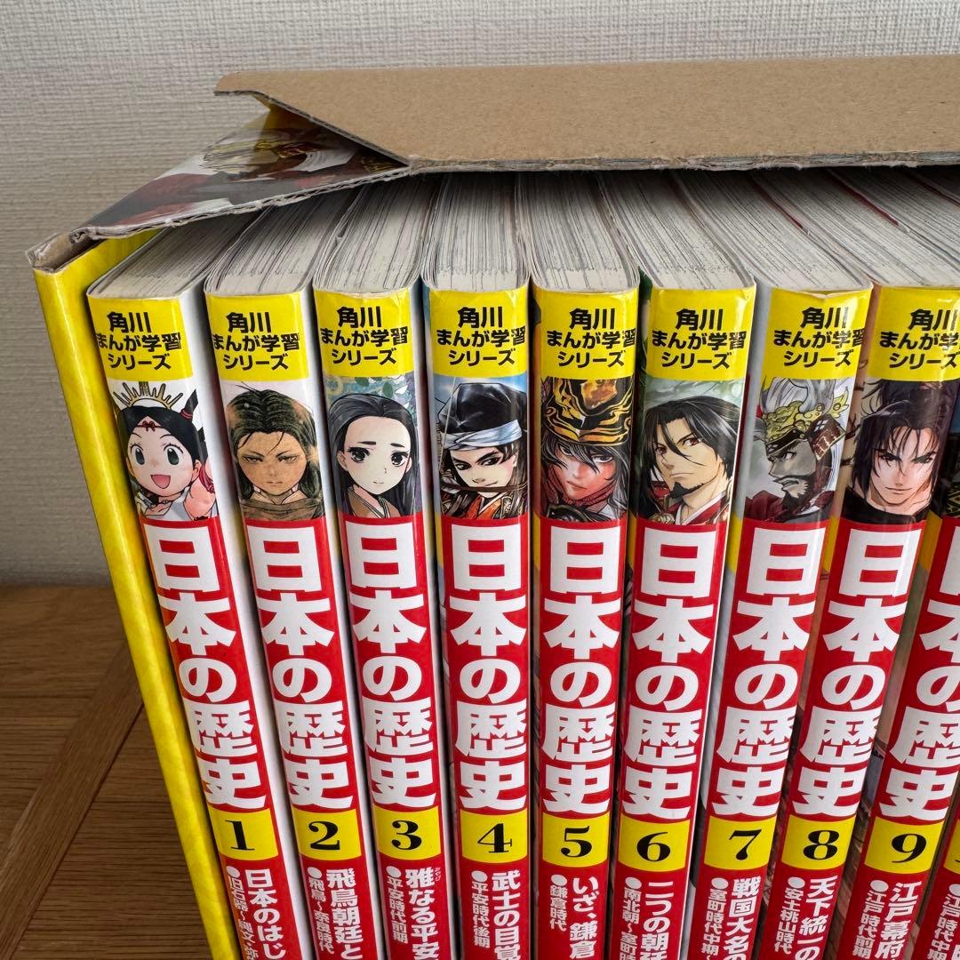 ふうけいパパ⋆ 角川まんが学習シリーズ 日本の歴史 1～15全巻
