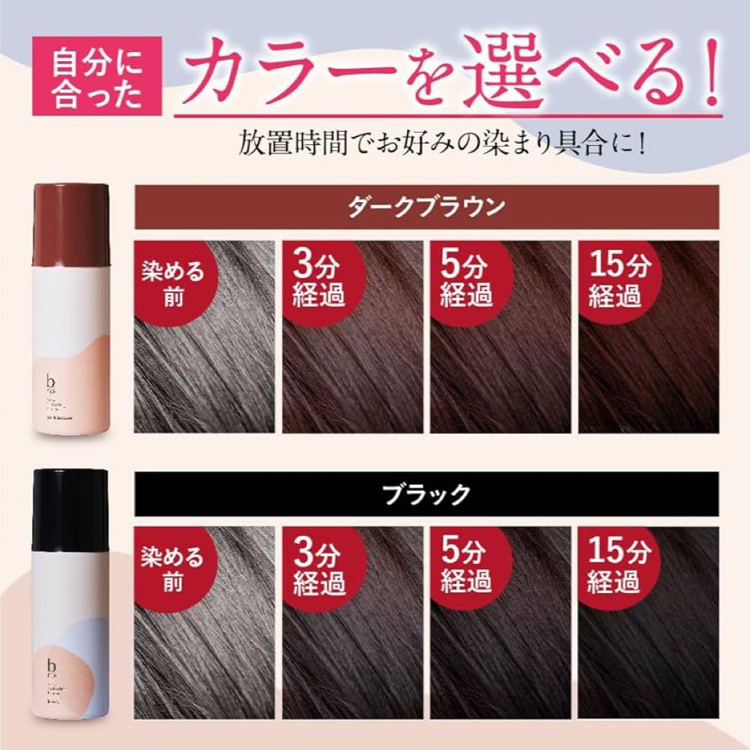 b.ris ビーリス エアリーカラーリングフォーム 白髪染め3本セット