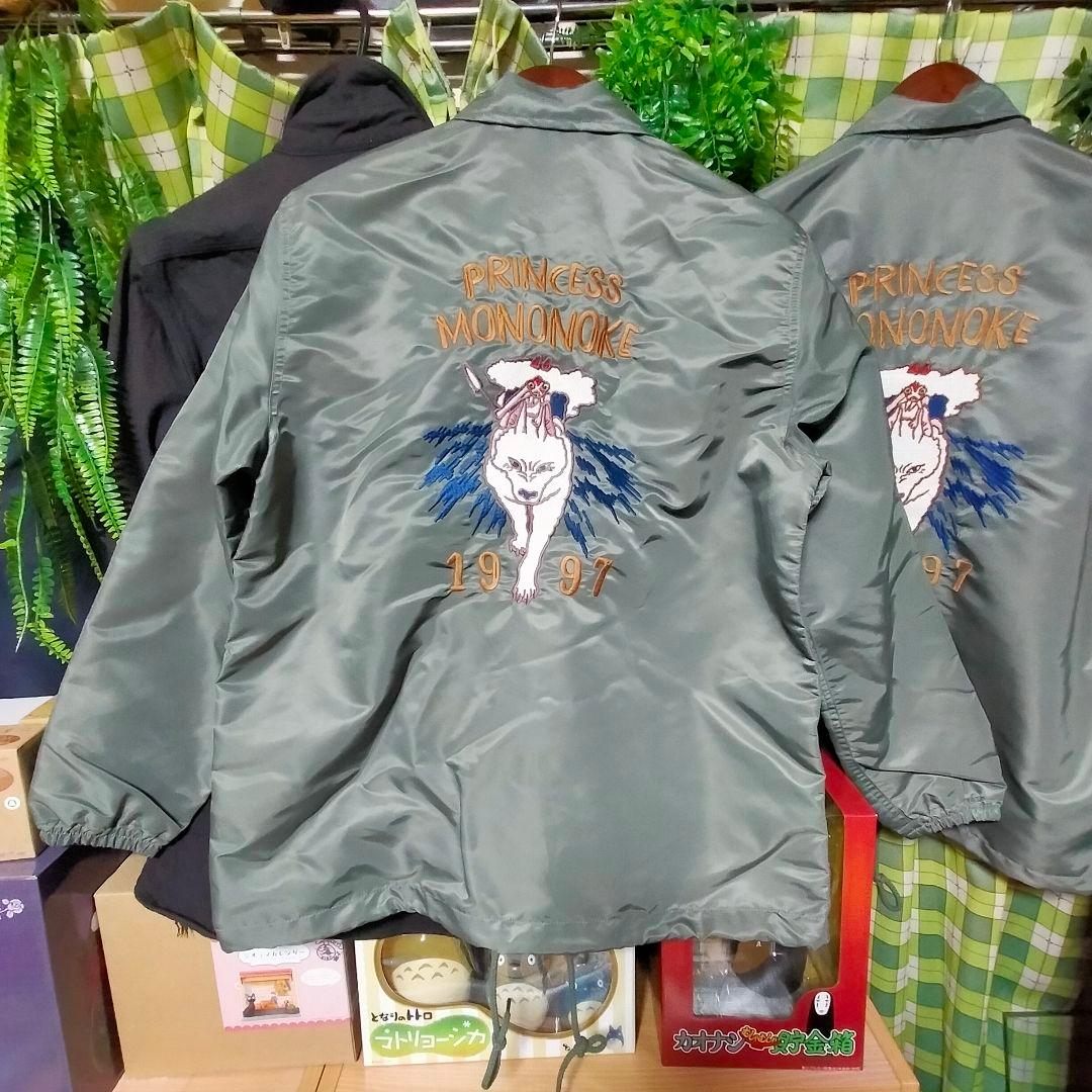 スタジオジブリ　もののけ姫　コーチジャケット　Ｌサイズ