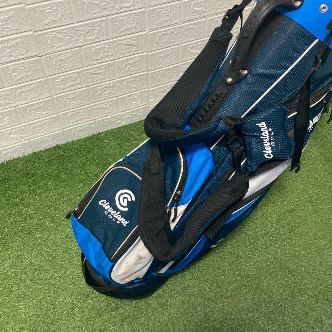 【美品】Cleveland クリープランド キャディバッグ スタンド式