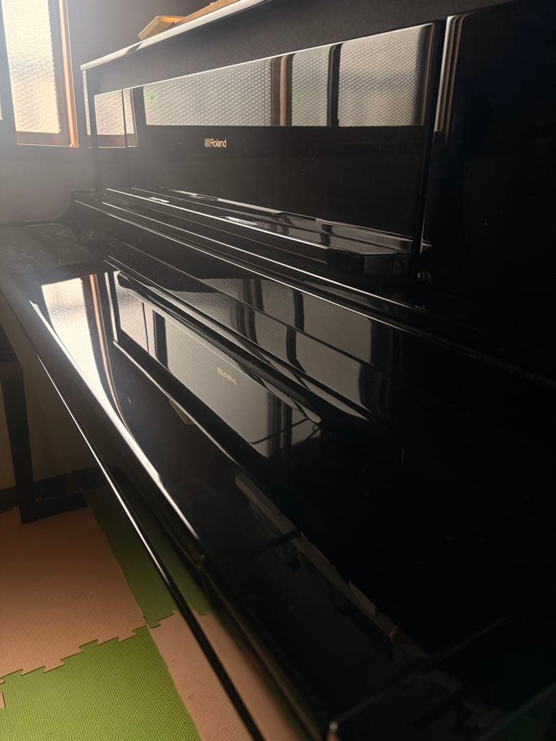 【希少】高グレード電子ピアノ　Roland LX-706-PES　黒艶鏡面仕上げ