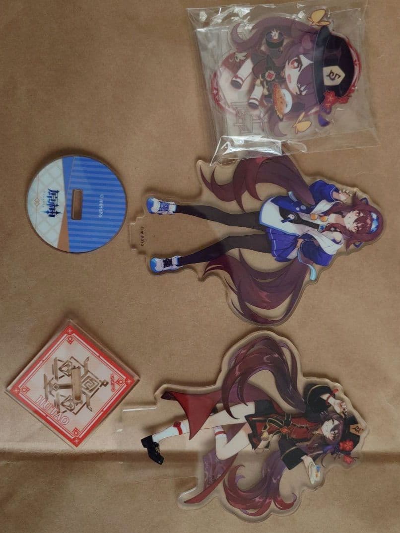 原神　フータオ(胡桃)　グッズまとめ売り　刻晴　フィギュア　アクリルスタンド