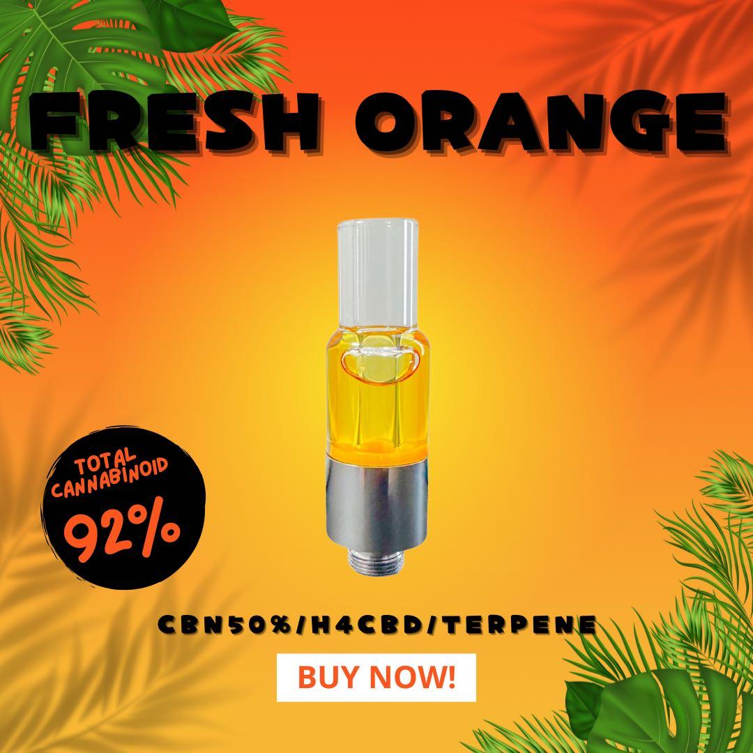 ひろしCBNリキッド 1.0ml FreshOrangeオレンジ×4