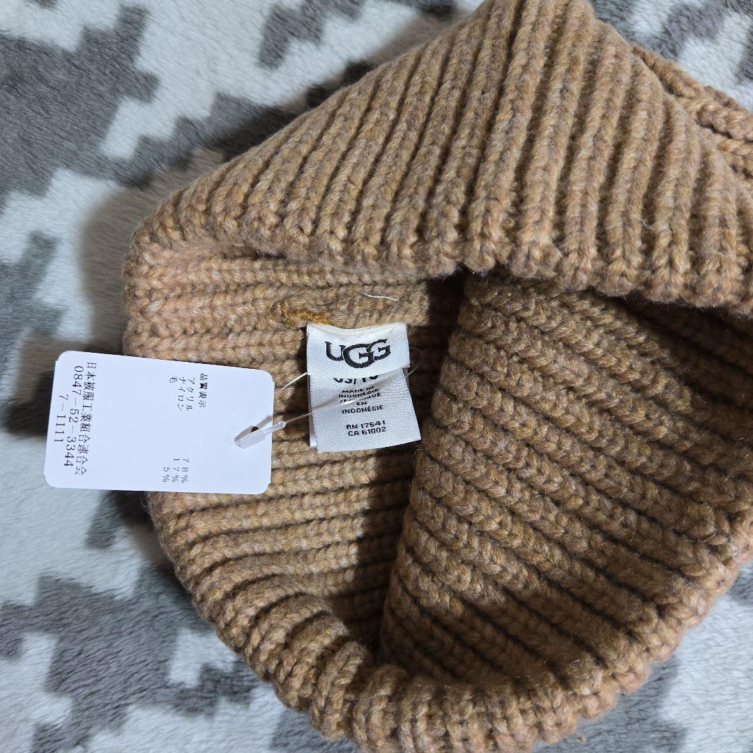 UGG 新品未使用 ベージュ ニット帽
