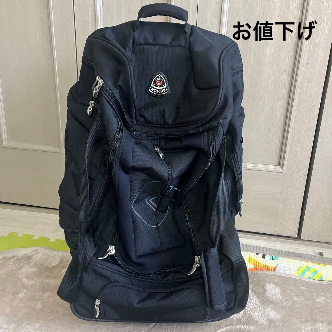 Burton キャスターバッグ ブラック 大容量