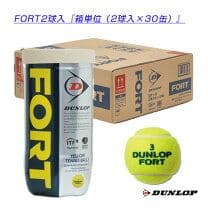 DUNLOP FORT テニスボール 2個×30缶入り　新品