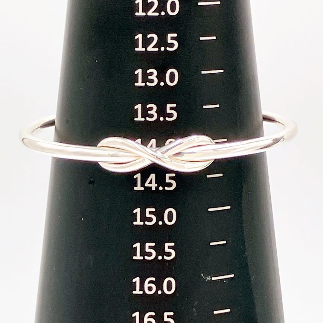 極美品 ティファニー インフィニティ バングル 14cm シルバー925
