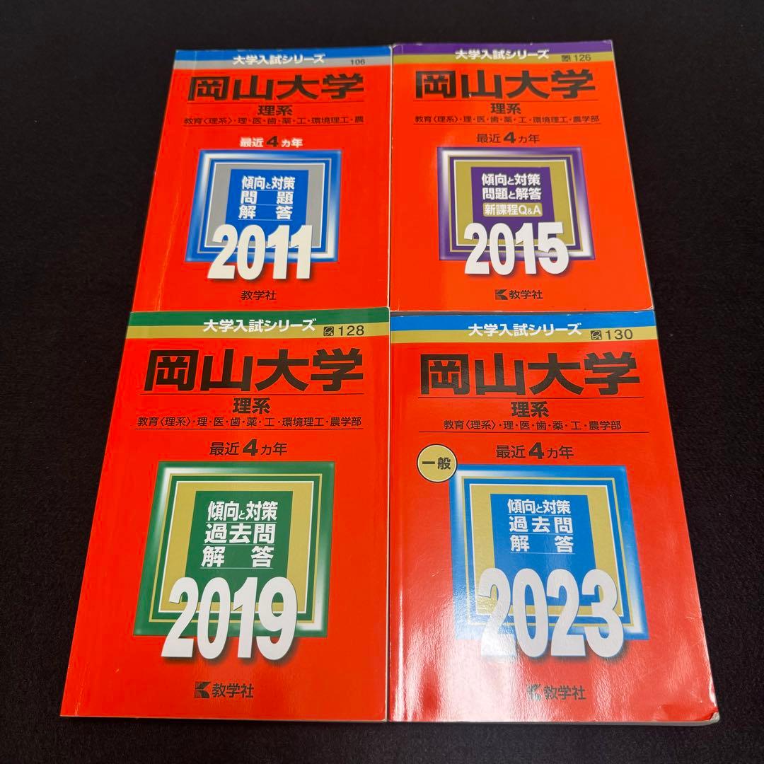 赤本　岡山大学　理系　医学部　2007年～2022年 16年分