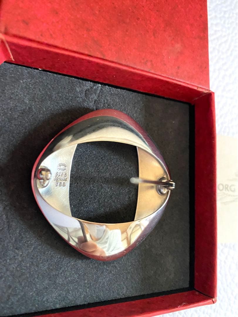 極美品  ピンブローチ Henning Koppel 箱有