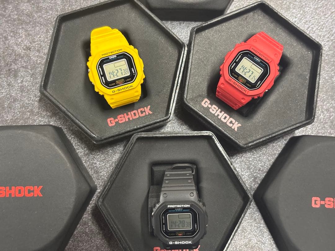 カシオ・リングウォッチ4点セット