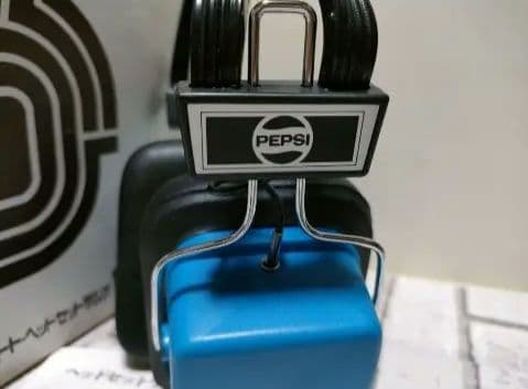 激レア！個体数激少！PEPSIいい音ひとり占め！ヘッドセットラジオ 昭和レトロ