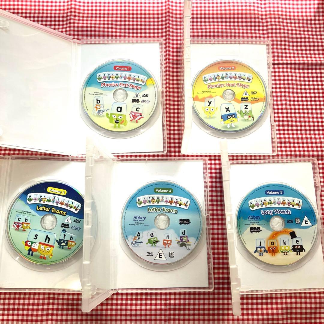 アルファブロックス Alphablocks DVD 全5本セット