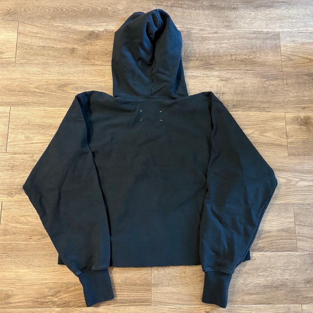 Maison Margiela ロゴパーカー　ブラック　S