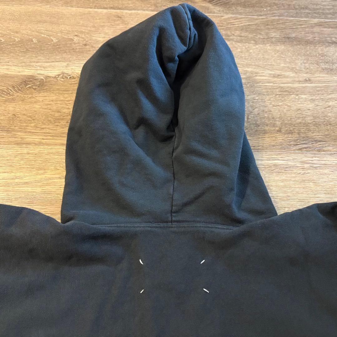 Maison Margiela ロゴパーカー　ブラック　S