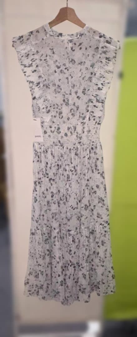 未使用品　スナイデル　フリルワンピースブルー サイズ2(M,L相当)