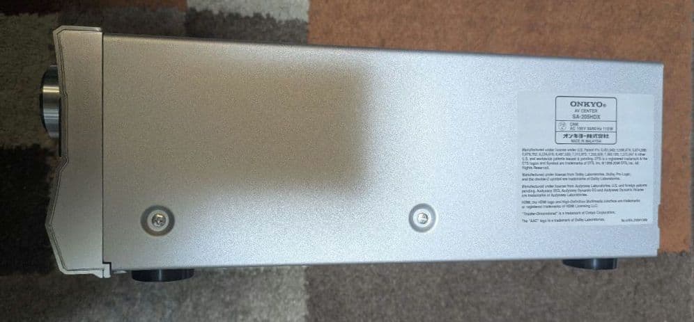 ONKYO SA-205HDX AVアンプ 美品 動作確認済み