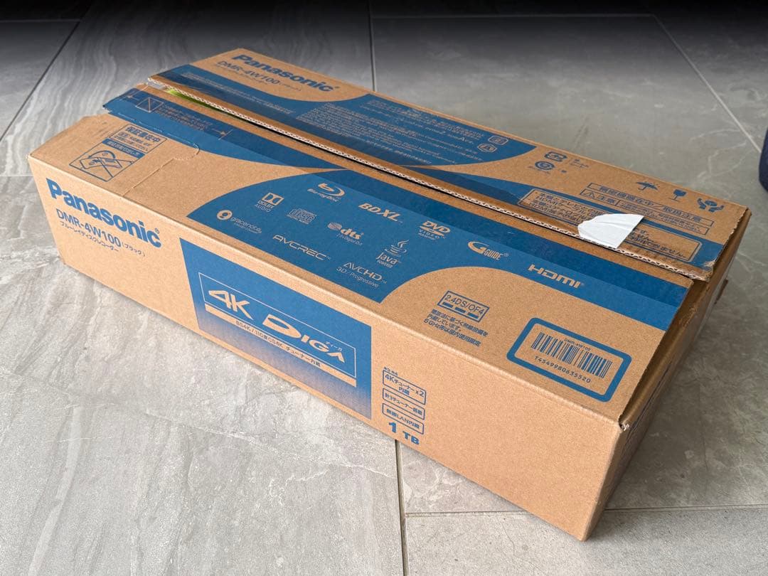 パナソニック レコーダーDMR-4W100 Ultra-HD Blu-ray対応